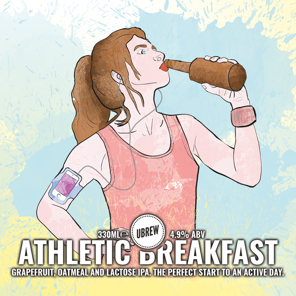 Athletic Breakfast Grapefruit IPA by UBREW