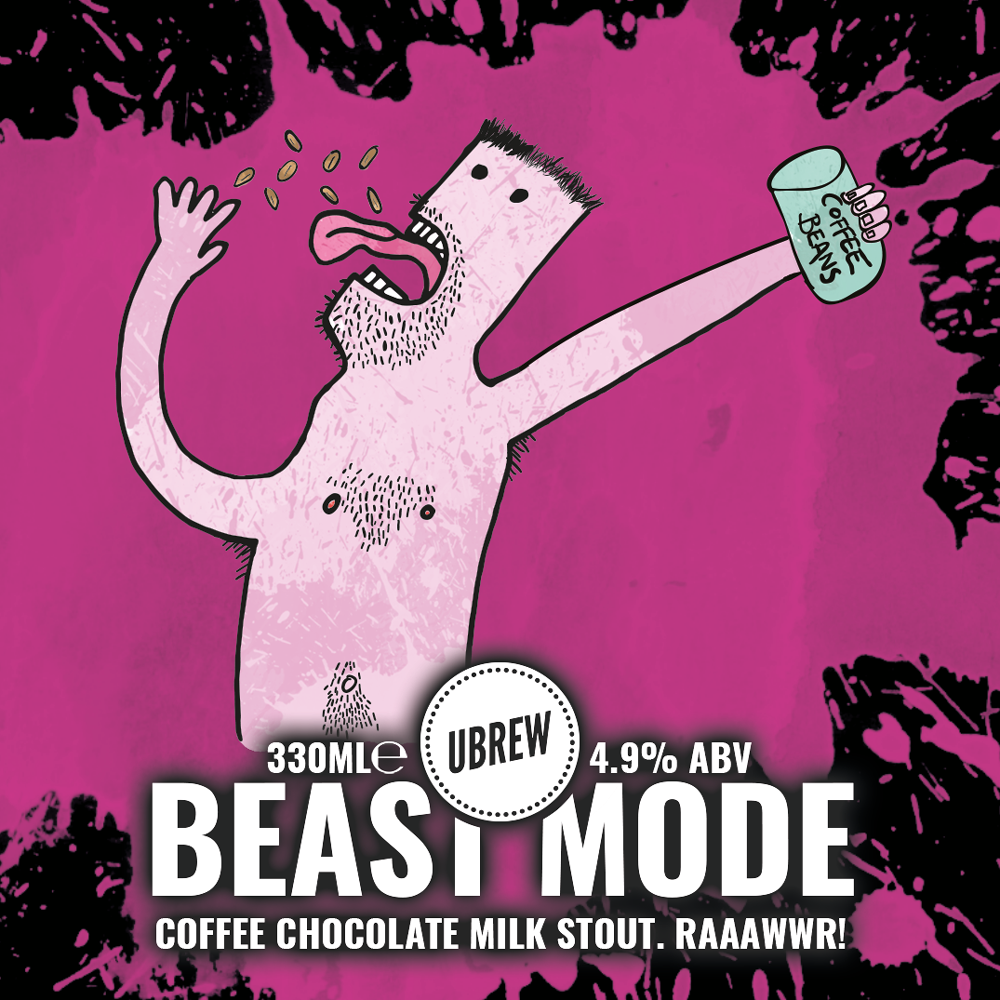 Beast Mode Chocolate Coffee Milk Stout by UBREW