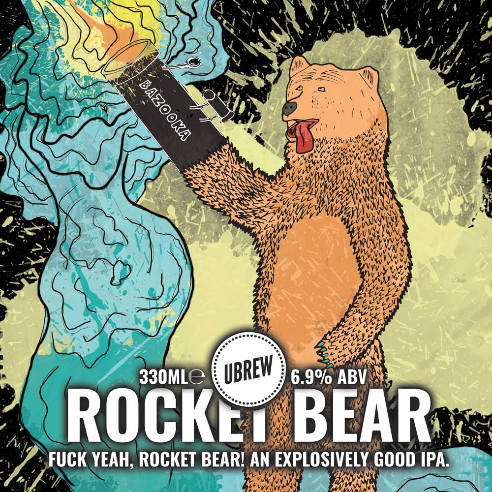 Rocket Bear IPA by UBREW